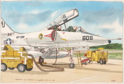 TRANSIENT A-4 SKYHAWK AT ANDREWS A